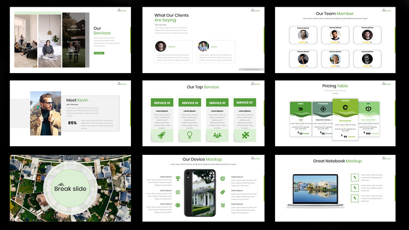 Premium Luxestate - Real Estate Agency Google Slides #123930 - Funktionsbild 5