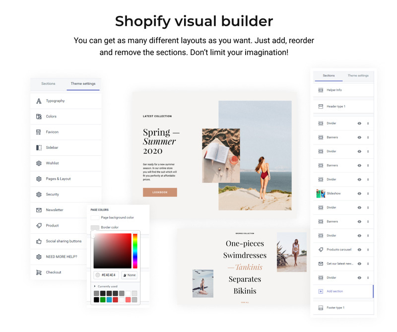 Тема Shopify Интернет-магазин Apparelix Swimwear - Features Image 3