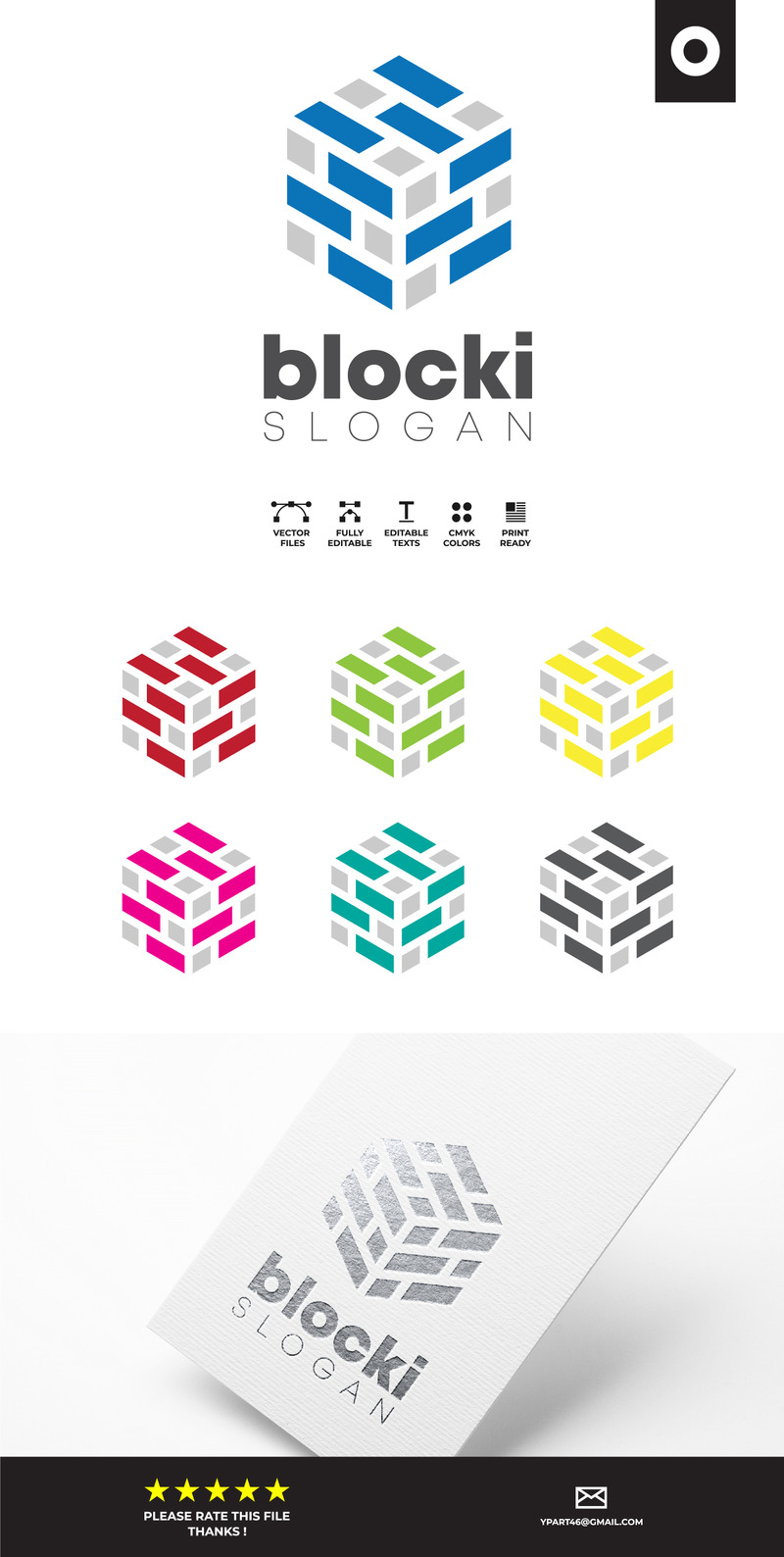 Blocki Logo Template - Features Image 1
