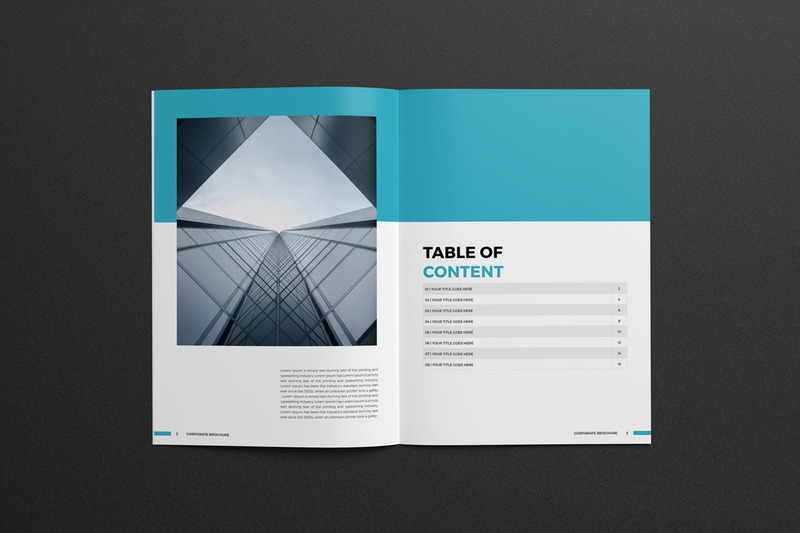 Company Profile Brochure Corporate Identity Template - Features Image 2