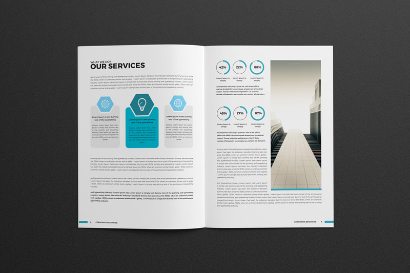 Company Profile Brochure Corporate Identity Template - Features Image 4