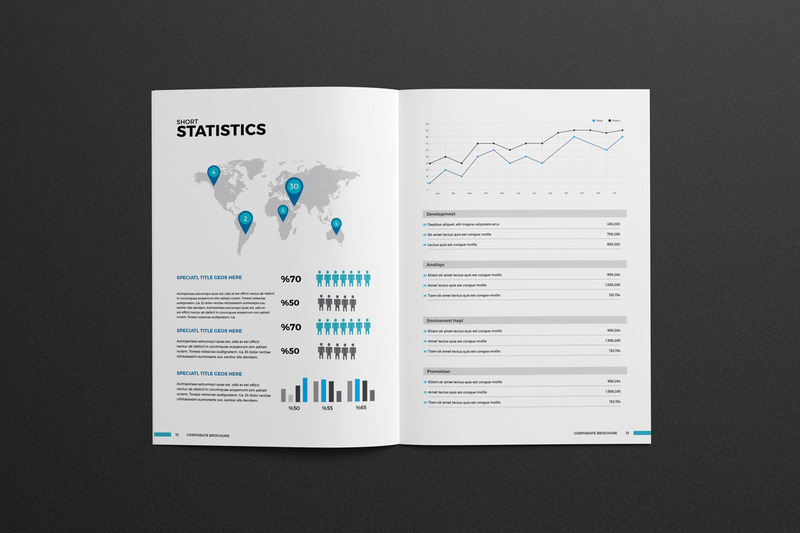 Company Profile Brochure Corporate Identity Template - Features Image 7