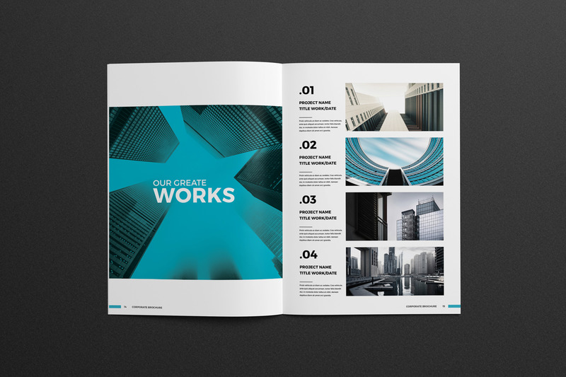Company Profile Brochure Corporate Identity Template - Features Image 8