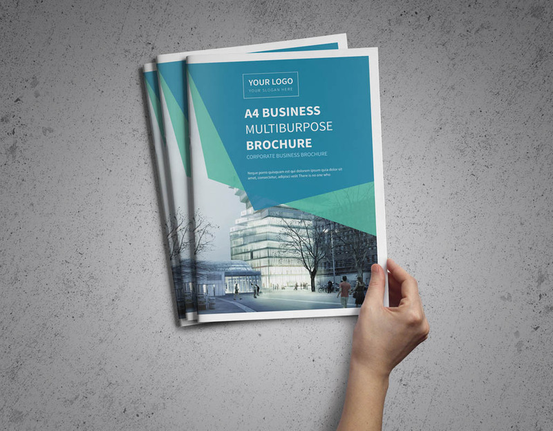 New A4 Business Brochure Corporate Identity Template - Features Image 2