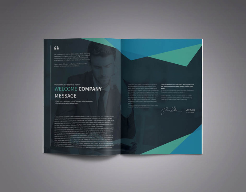 New A4 Business Brochure Corporate Identity Template - Features Image 3