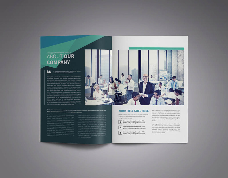 New A4 Business Brochure Corporate Identity Template - Features Image 4