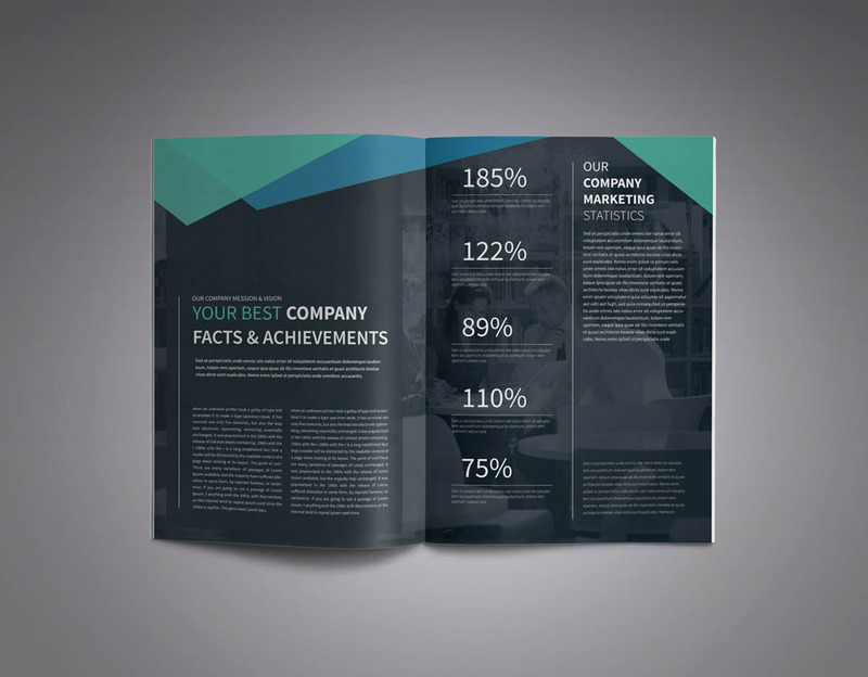 New A4 Business Brochure Corporate Identity Template - Features Image 7