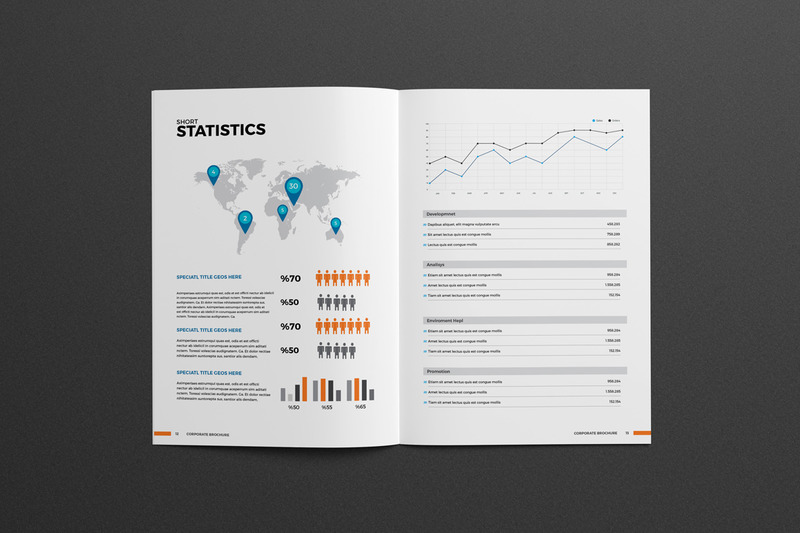Company Profile Brochure Corporate Identity Template - Features Image 8