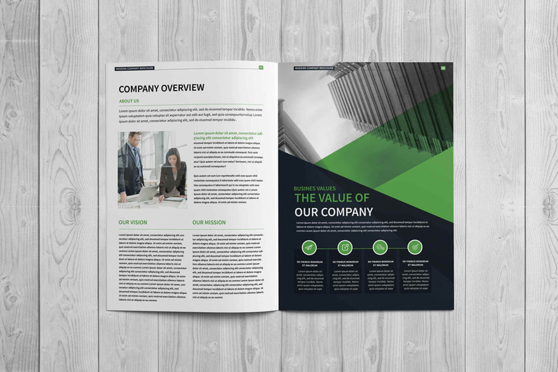 Company Profile Brochure Corporate Identity Template - Features Image 2