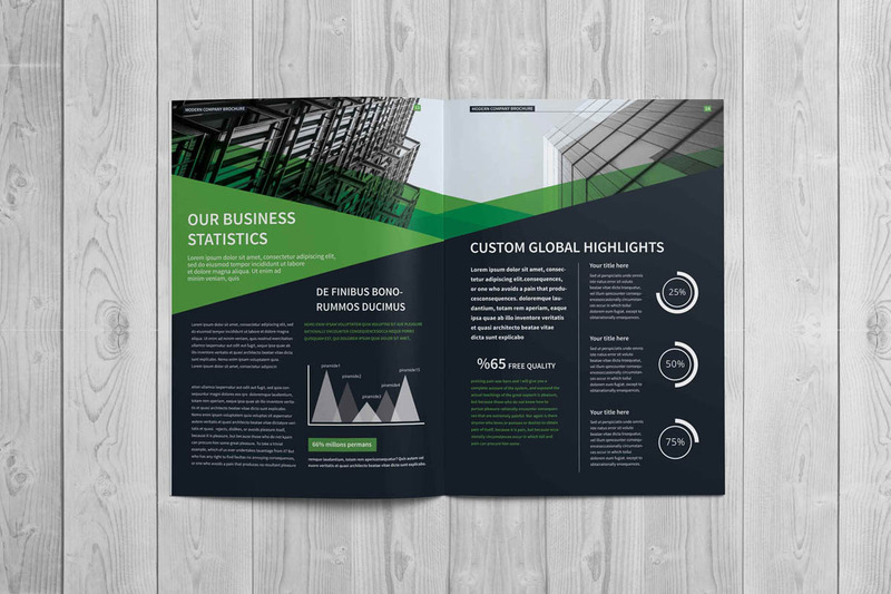 Company Profile Brochure Corporate Identity Template - Features Image 7