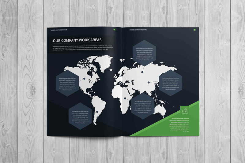 Company Profile Brochure Corporate Identity Template - Features Image 9