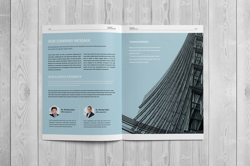 Company Profile Brochure Corporate Identity Template - Features Image 1