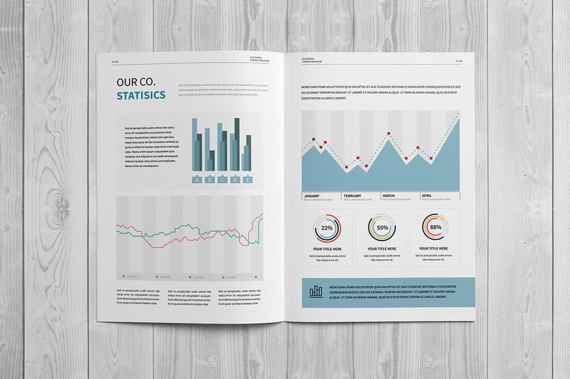 Company Profile Brochure Corporate Identity Template - Features Image 2
