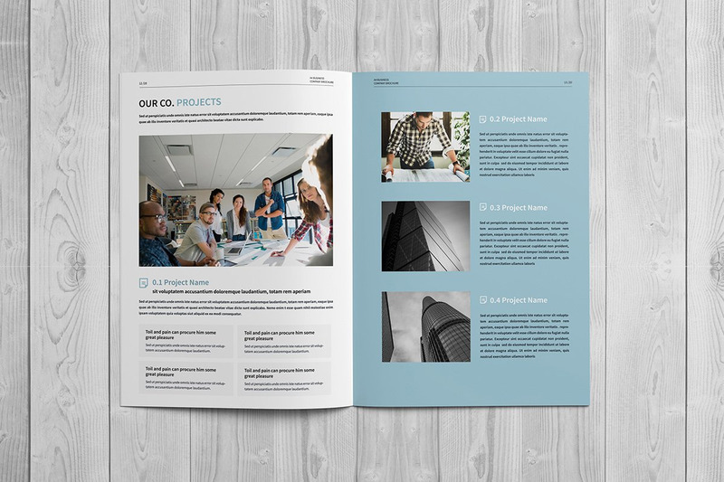 Company Profile Brochure Corporate Identity Template - Features Image 3