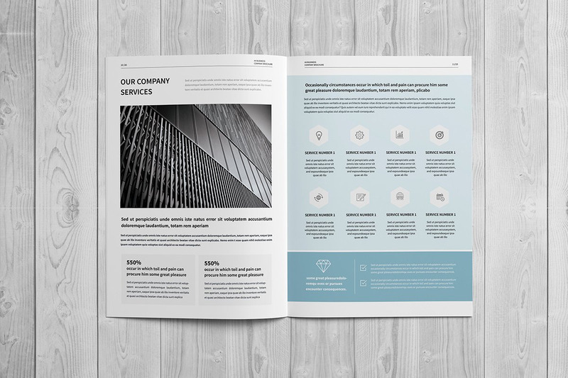 Company Profile Brochure Corporate Identity Template - Features Image 4