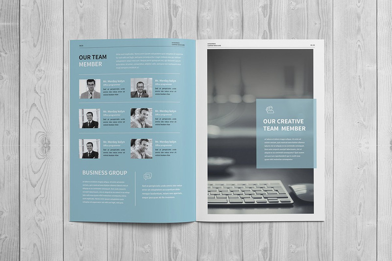 Company Profile Brochure Corporate Identity Template - Features Image 5