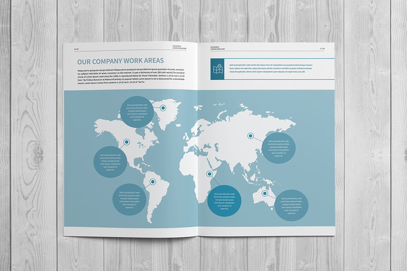 Company Profile Brochure Corporate Identity Template - Features Image 7