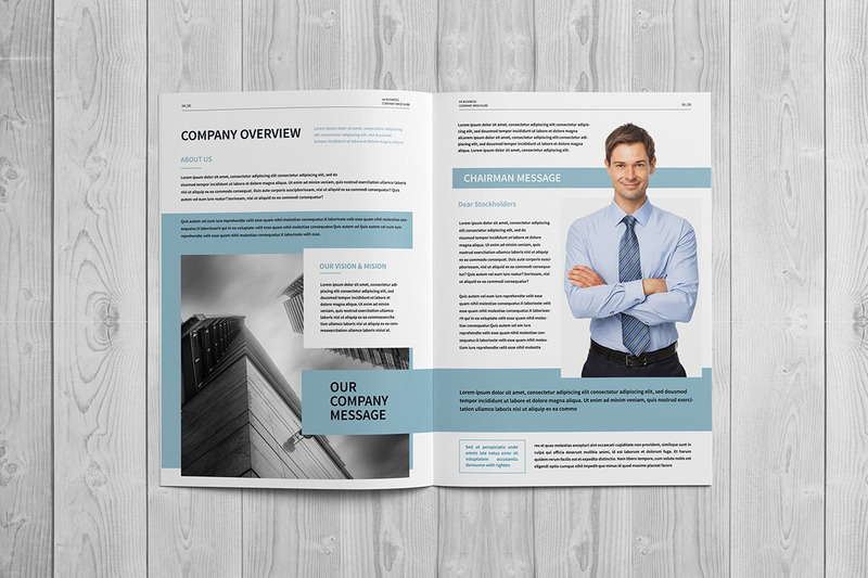 Company Profile Brochure Corporate Identity Template - Features Image 8