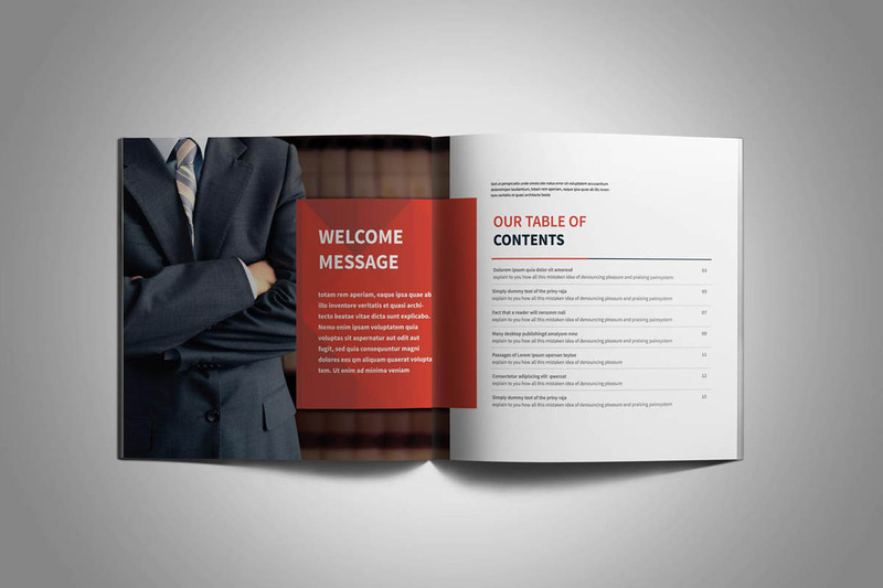 Square Brochure Corporate Identity Template - Features Image 1