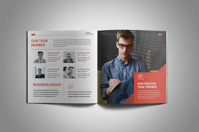 Square Brochure Corporate Identity Template - Features Image 4