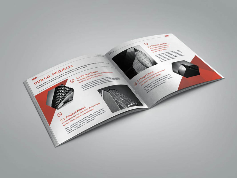 Square Brochure Corporate Identity Template - Features Image 11