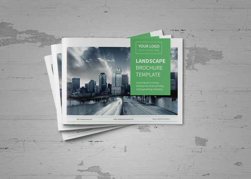Брошюра A5 Business Landscape - шаблон фирменного стиля - Изображения фич 11