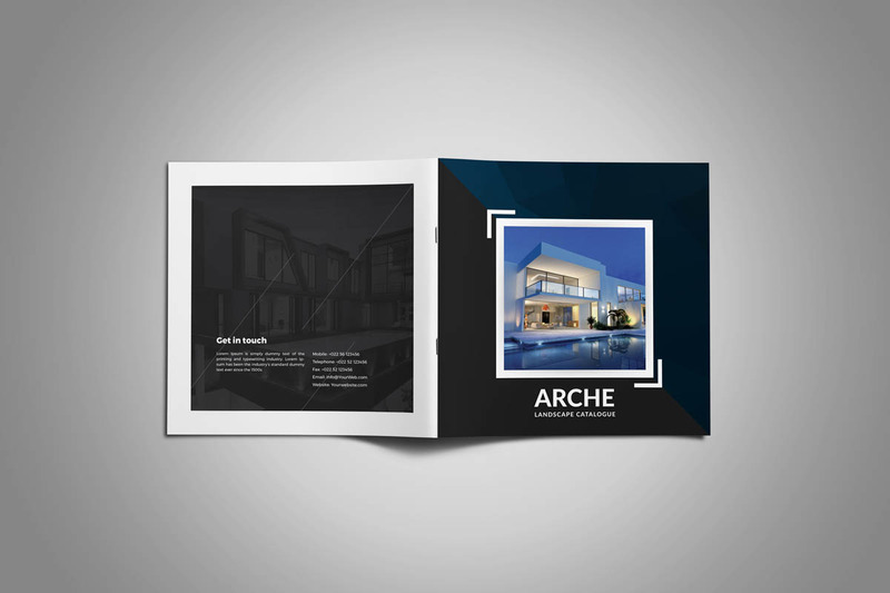 Architecture Catalog Brochure Corporate Identity Template - Features Image 1