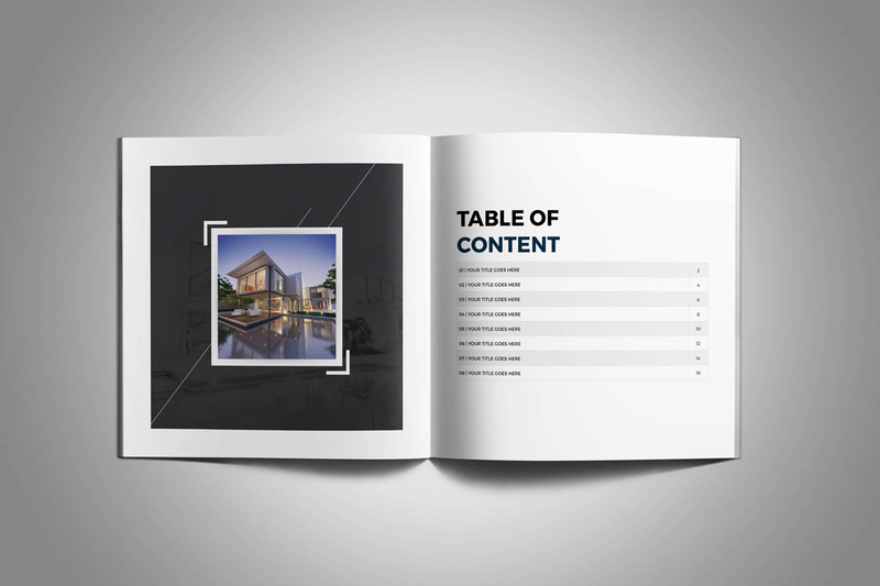 Architecture Catalog Brochure Corporate Identity Template - Features Image 3