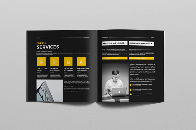 Square Company Profile - Corporate Identity Template - Features Image 6