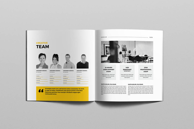 Square Company Profile - Corporate Identity Template - Features Image 7