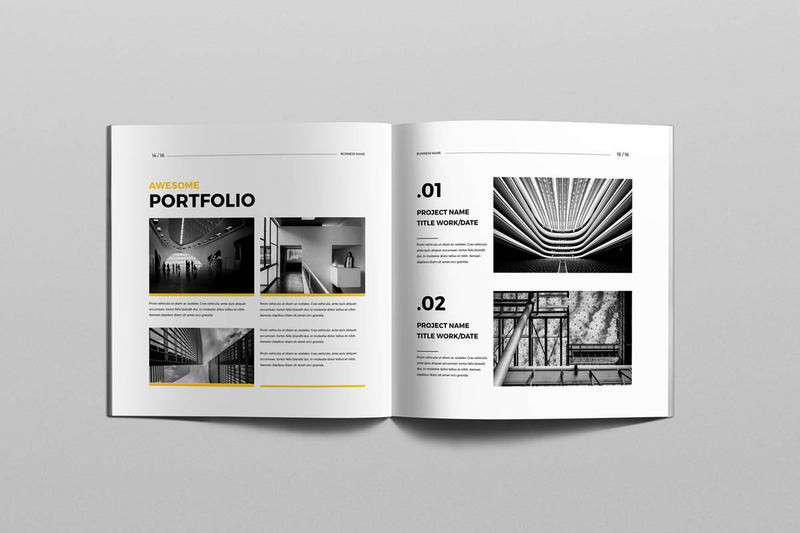Square Company Profile - Corporate Identity Template - Features Image 8