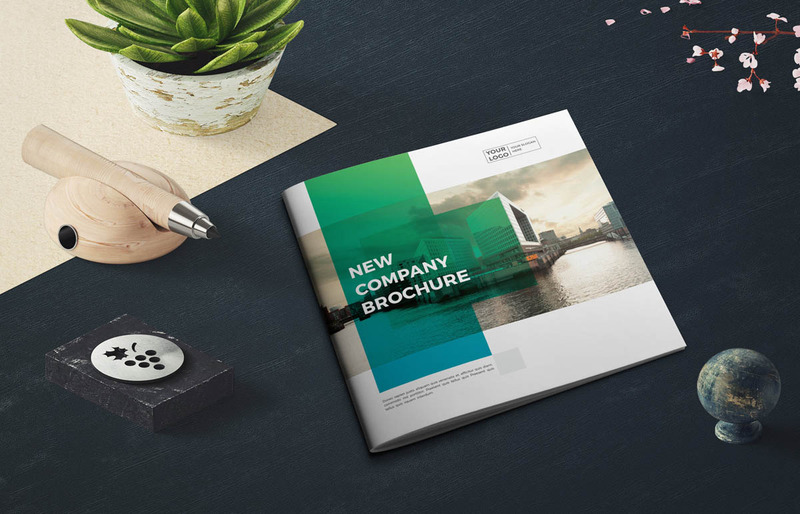 Square Company Profile Brochure Corporate Identity Template - Features Image 9