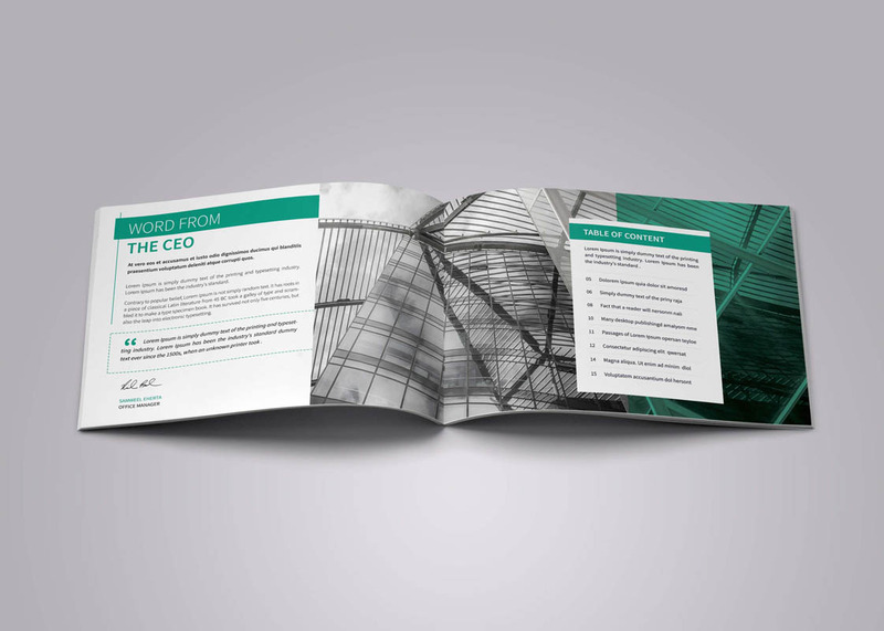 A5 Business Brochure Corporate Identity Template - Features Image 1