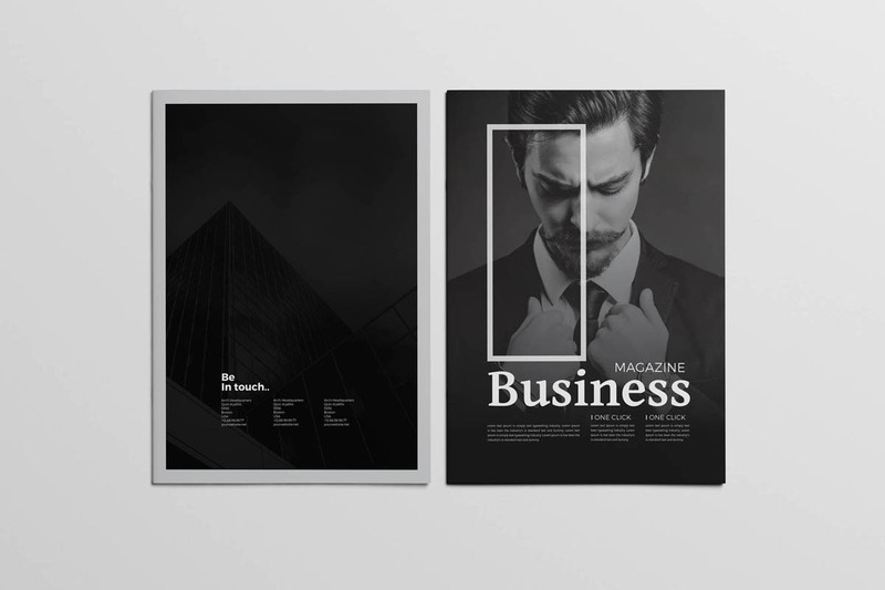 Business Magazine Template - Features Image 2