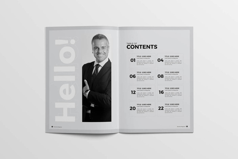 Business Magazine Template - Features Image 3