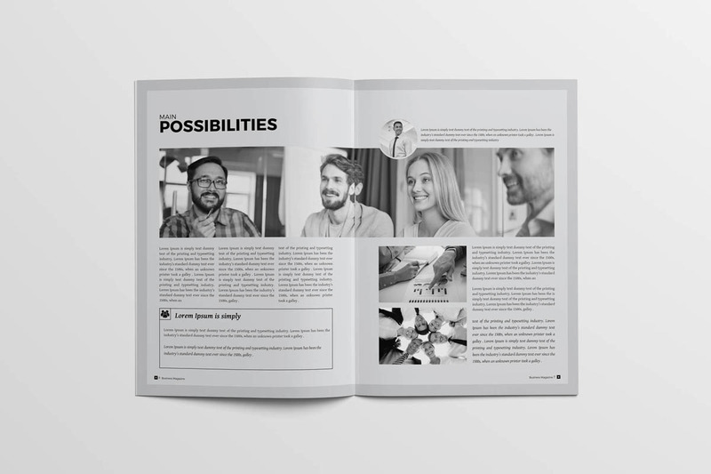 Business Magazine Template - Features Image 5