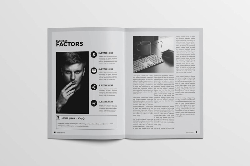 Business Magazine Template - Features Image 6