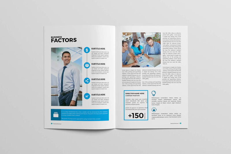 Business Brochure 28 Pages Magazine Template - Features Image 3