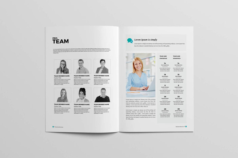 Business Brochure 28 Pages Magazine Template - Features Image 5