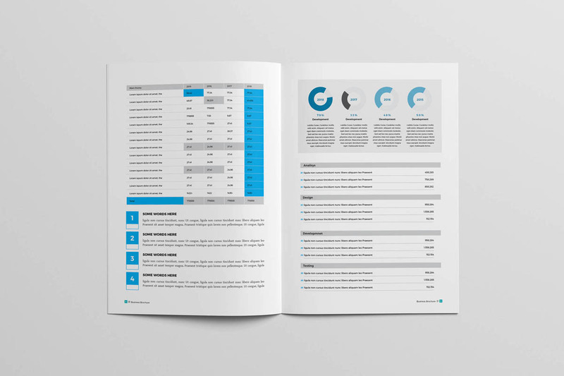 Business Brochure 28 Pages Magazine Template - Features Image 8