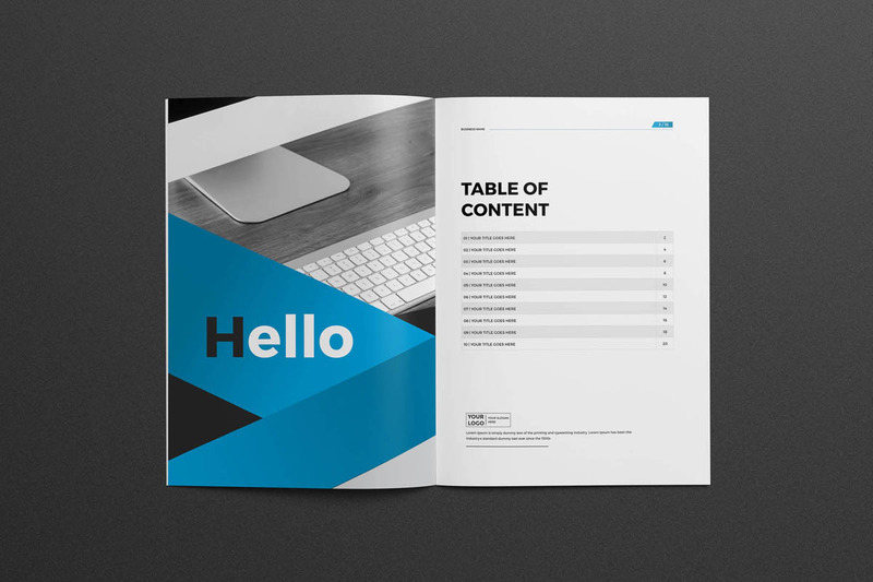 Company Profile Brochure Corporate Identity Template - Features Image 2
