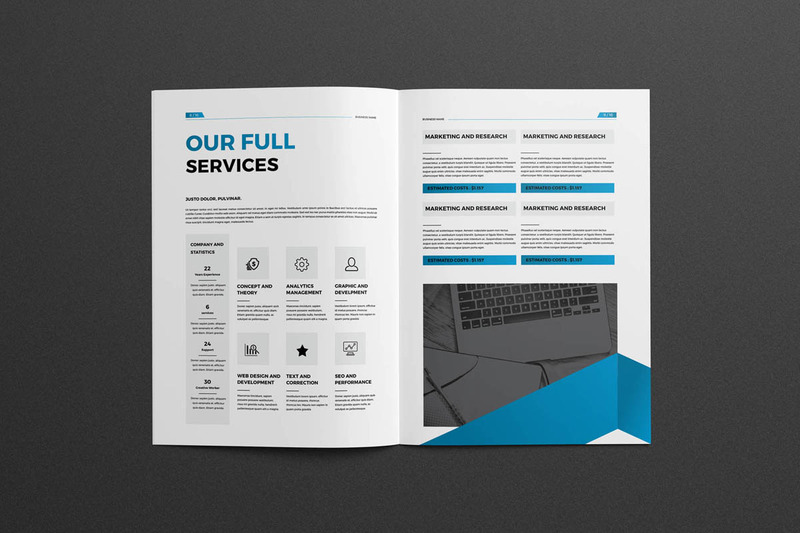 Company Profile Brochure Corporate Identity Template - Features Image 5