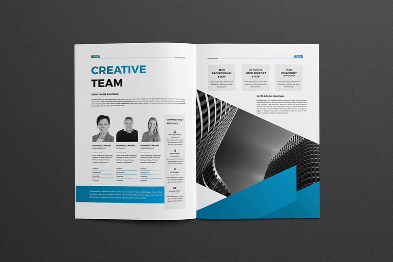 Company Profile Brochure Corporate Identity Template - Features Image 6