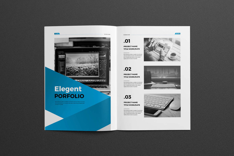 Company Profile Brochure Corporate Identity Template - Features Image 7