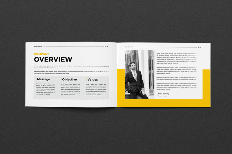 A5 Business Brochure Corporate Identity Template - Features Image 4