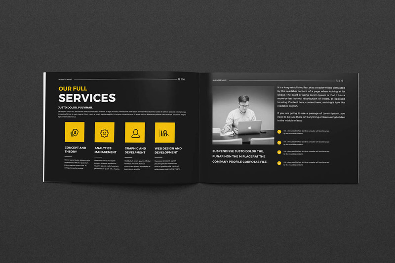 A5 Business Brochure Corporate Identity Template - Features Image 8
