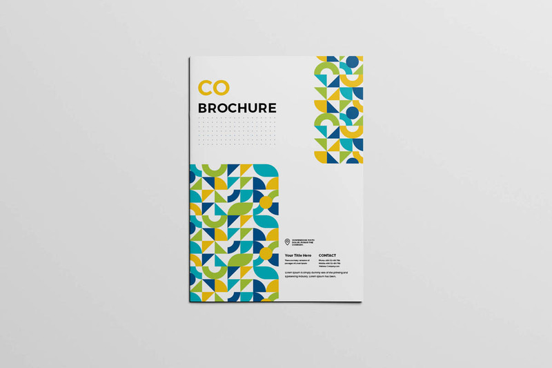 Brochure colorée moderne - modèle d'identité d'entreprise - Caractéristiques de l’image 1
