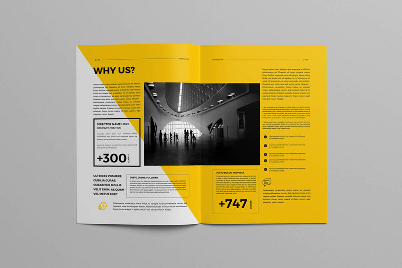 Business Brochure Corporate Identity Template - Features Image 4