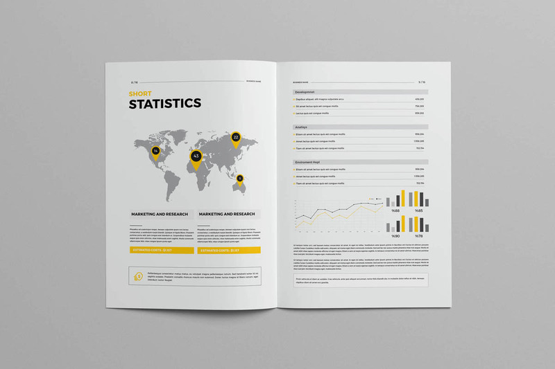 Business Brochure Corporate Identity Template - Features Image 5