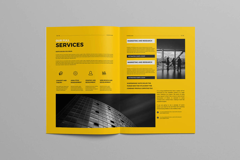 Business Brochure Corporate Identity Template - Features Image 6